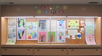 駒込ロビー展示　豊島区立駒込小学校　児童作品展