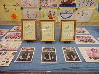 千川上水公園花と歴史フェア展示風景1