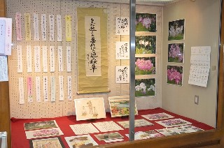 花と歴史フェア展示風景1